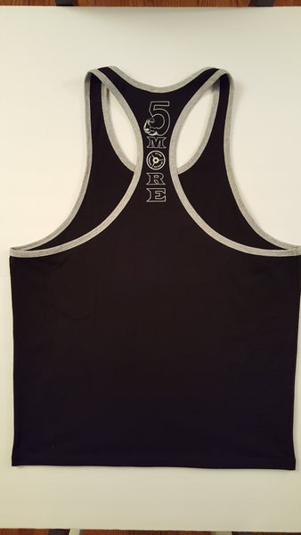 Stringer Tank Top with Contrast Grey Trim