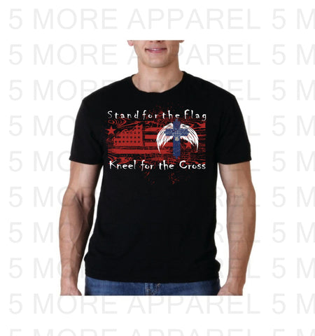 Stand for the Flag Kneel for the Cross T-Shirt